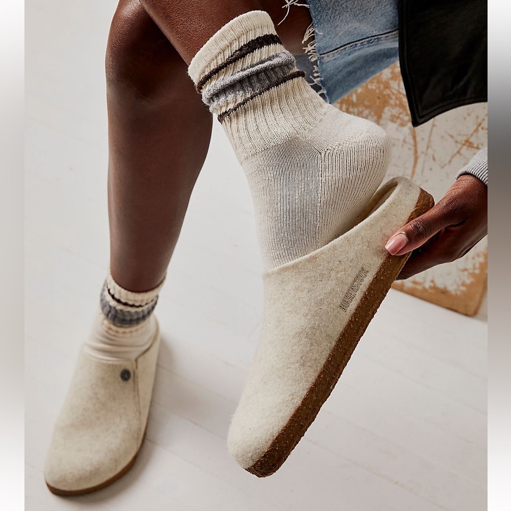 NWT (in box) Zermatt Rivet Birkenstocks in Ecru